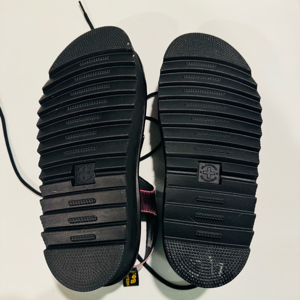 Dr. Marten Nartilla Purple Flatform Sandals Size 10 - Picture 12 of 16
